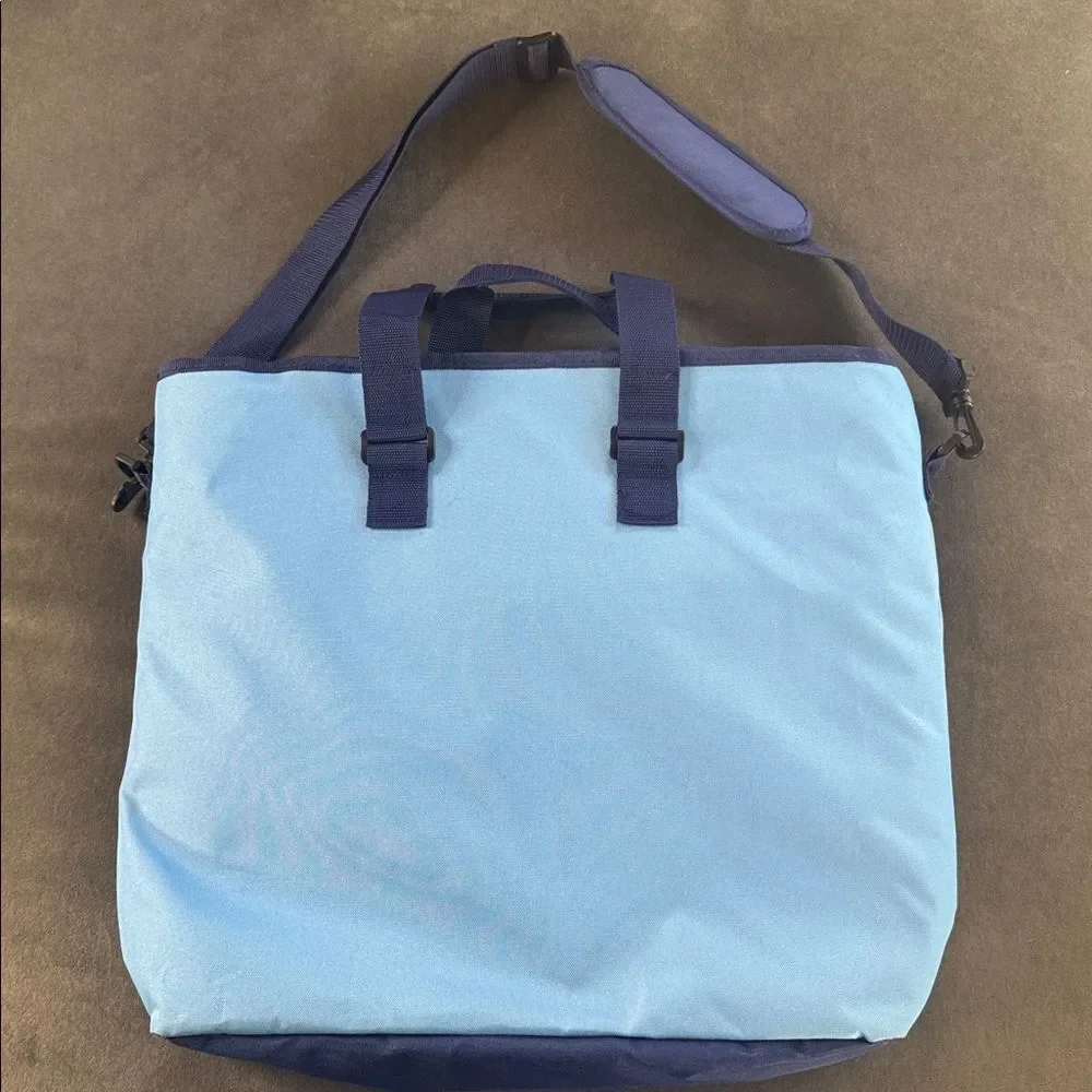 Life Is Good 36 Can Blue Deluxe Insulated Tote Cooler Bag NWT